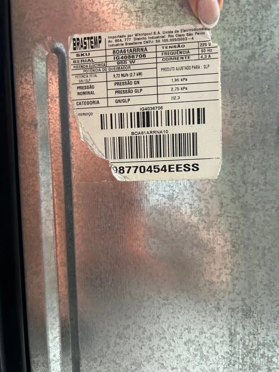 Forno de embutir a gás Brastemp - Foto 2
