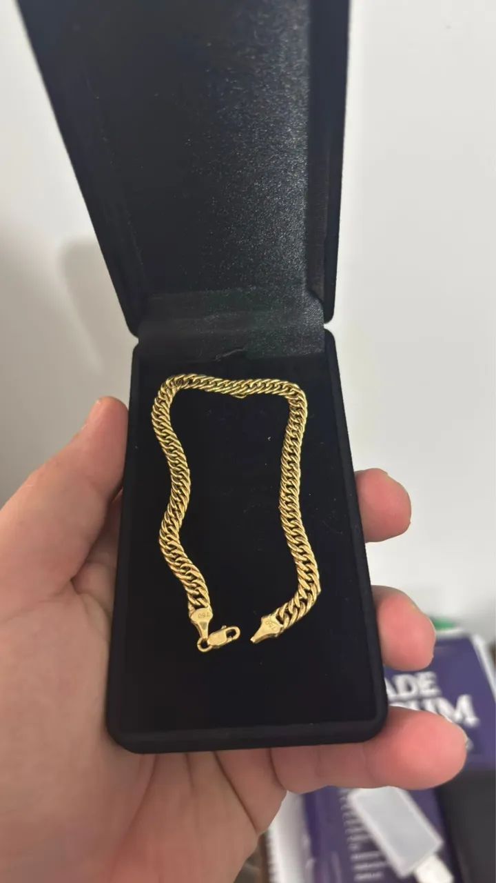 Pulseira de ouro 18k 5.37g - Foto 3