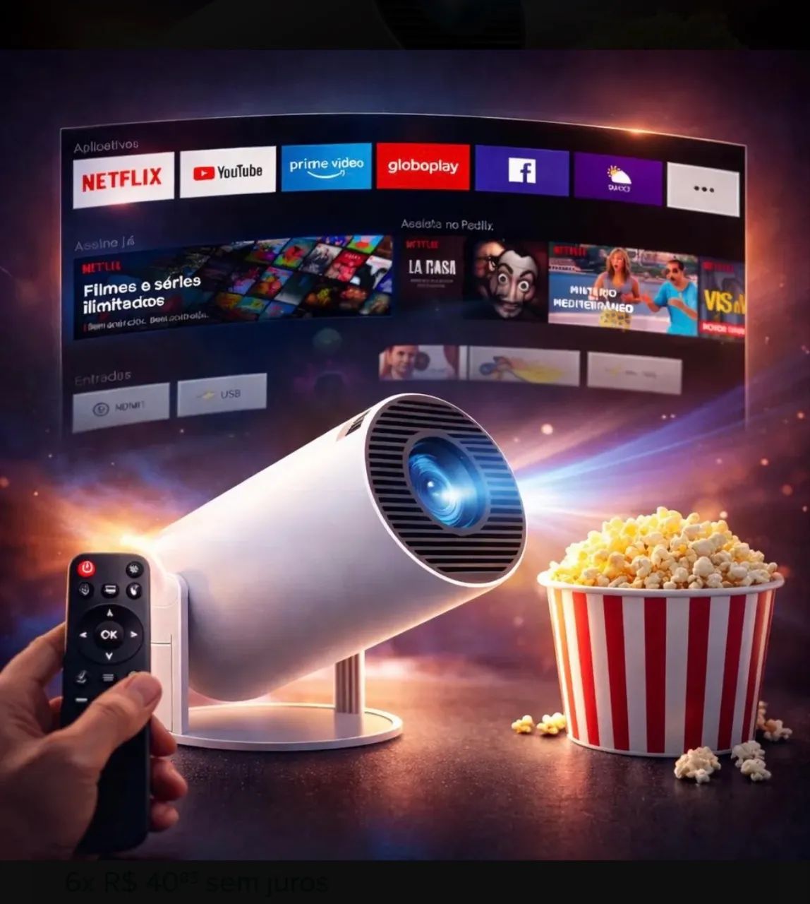 projetor smart  - Foto 5