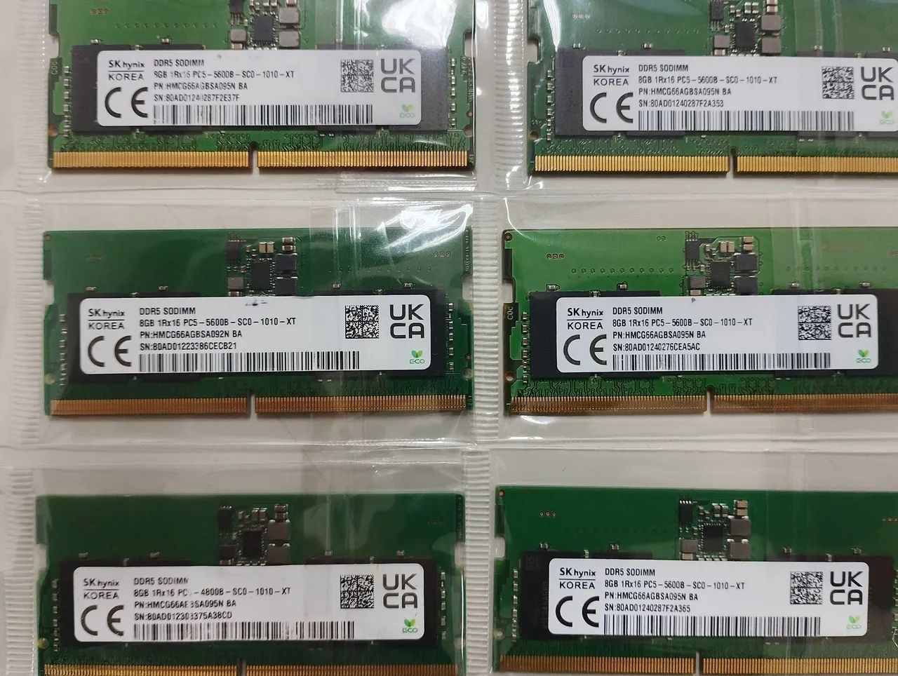 Memória DDR5 Notebook/8Gb 5600hz (6 Unidades) - Memória RAM - Novo