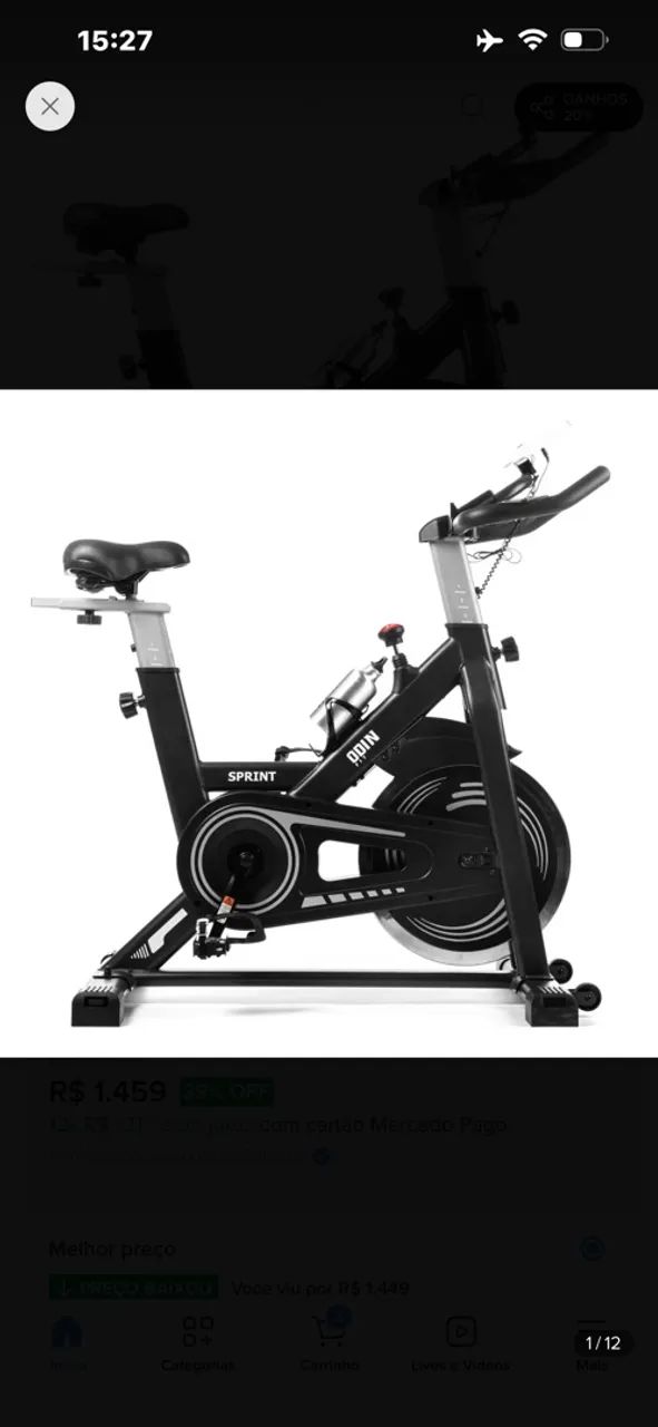 Bicicleta ergométrica Odin 