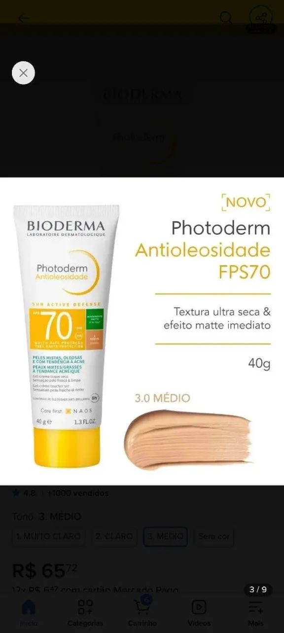 Protetor Solar Bioderma
