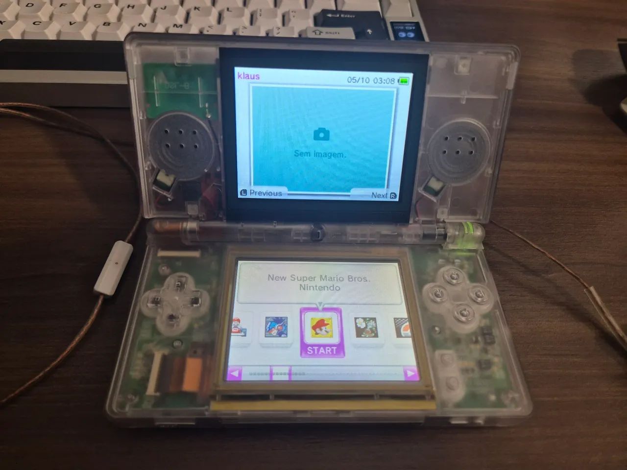 NDS Lite Custom case *observaçao*