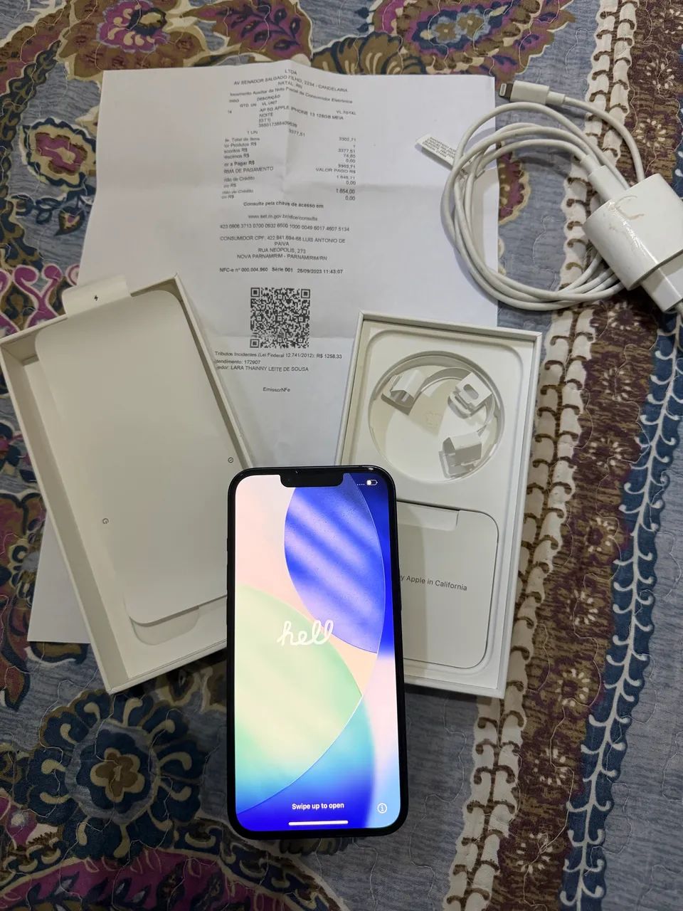 iphone 13 128g impecável!!!!!