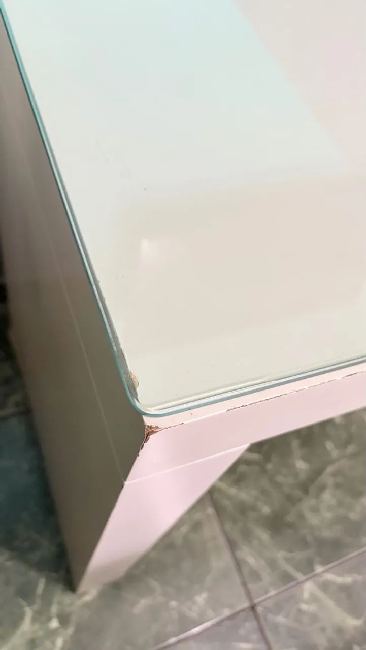 Mesa/Escrivaninha com vidro  - Foto 3