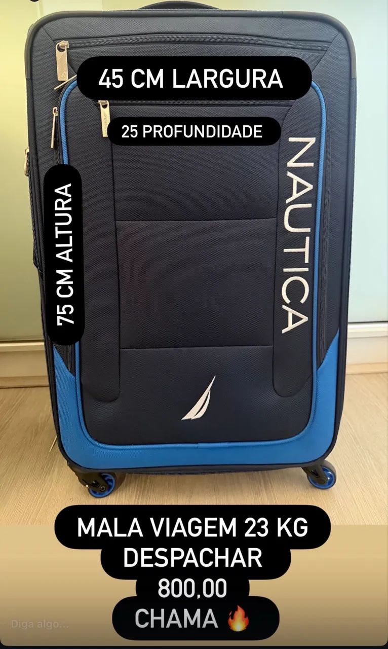 Mala viagem náutica 