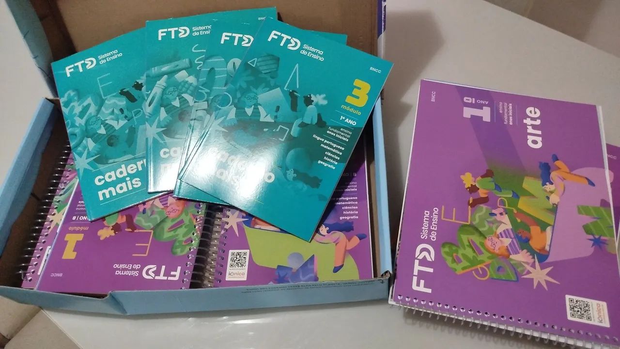 Livros ftd sistema de ensino fundamental 1 ano novos 2