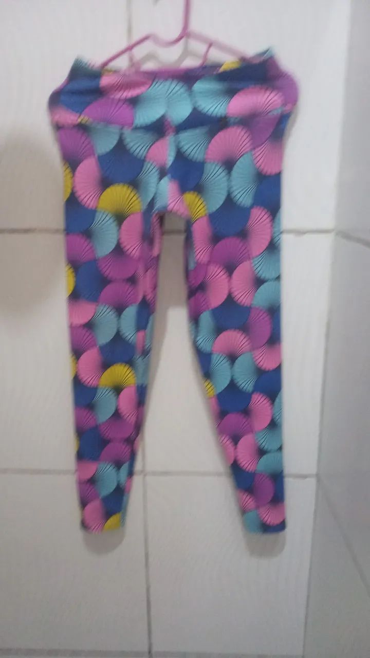 Calça Legging Colorida Feminino M  - Foto 4