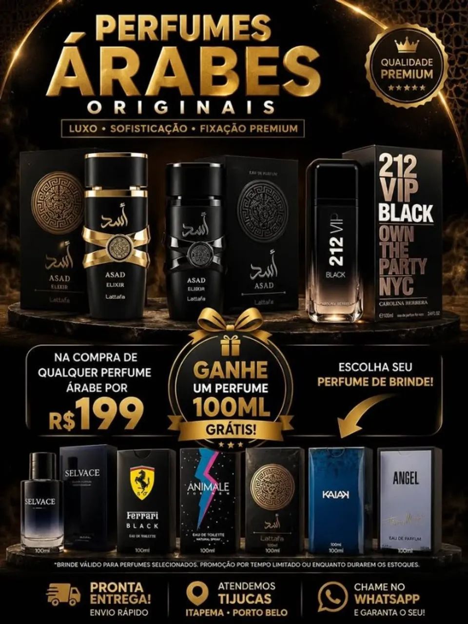 PERFUME ÁRABE ASAD ELIXIR 100ml LACRADO - Foto 4