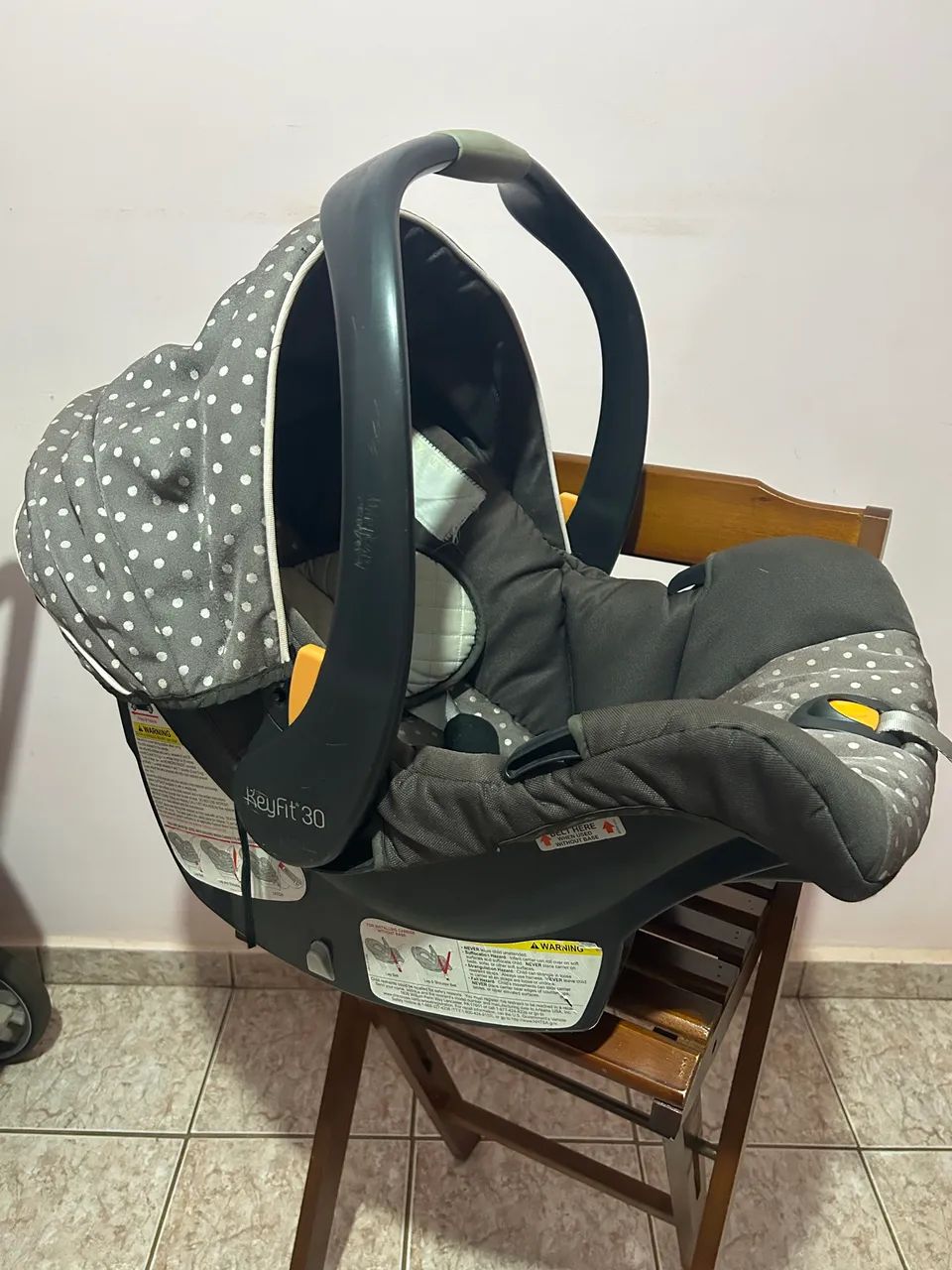 Carrinho de bebê + bebê conforto - Foto 4