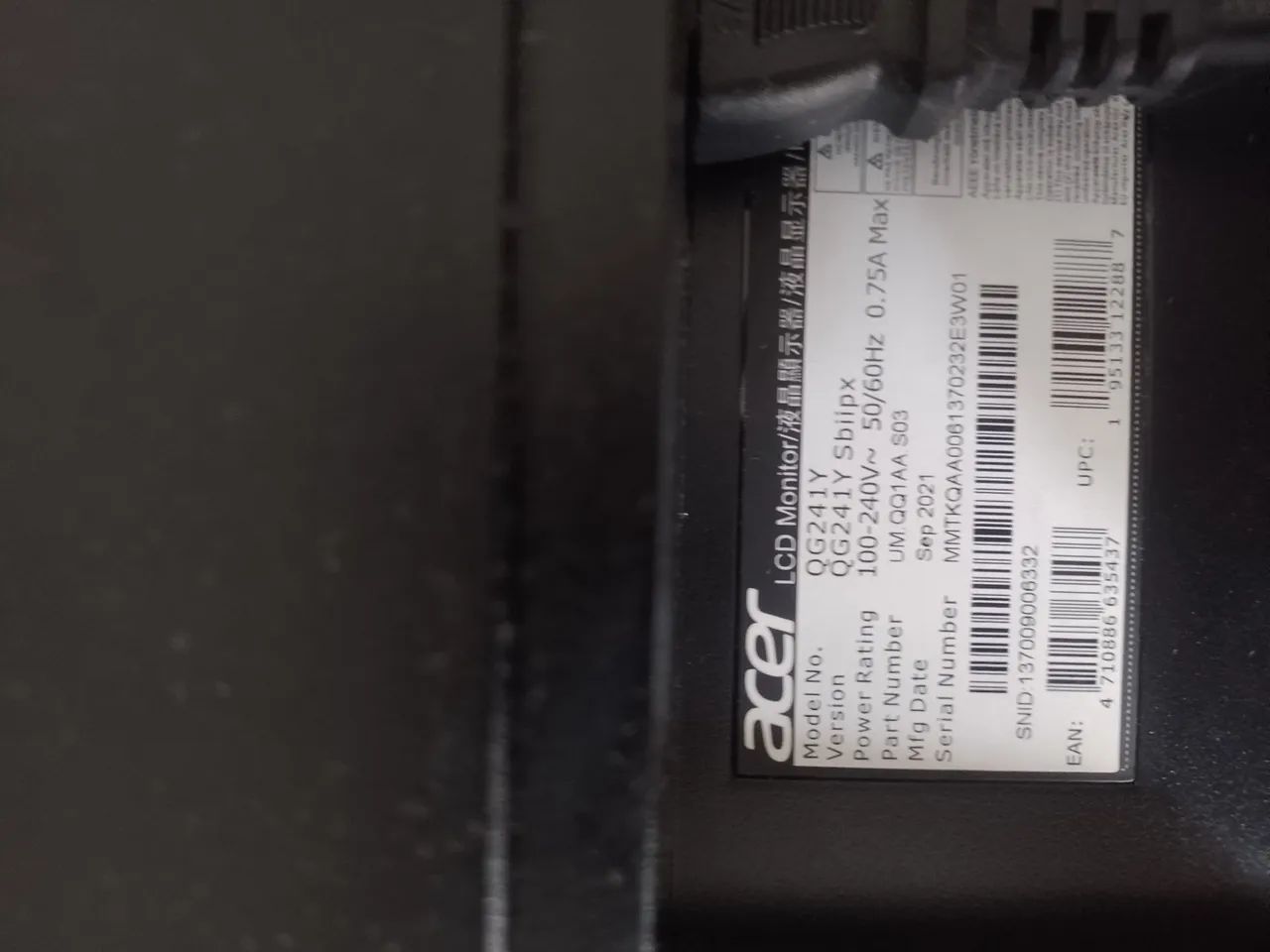 Monitor game Nitro preto  - Foto 5