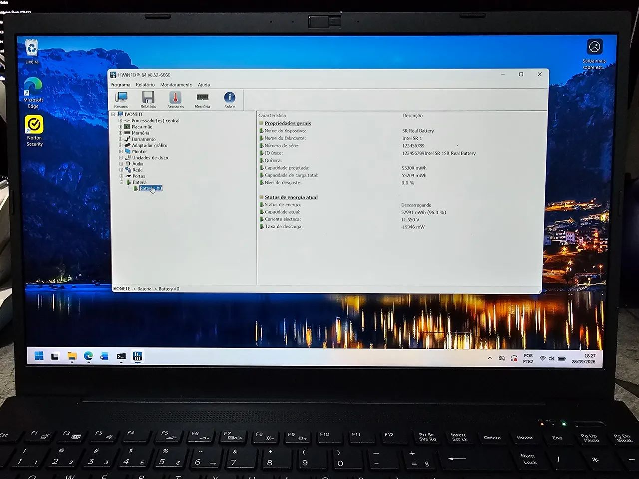 Vaio Fe15 i5 1135G7 + 8Gb Ram e 512 SSD - Pouco usado - Foto 5