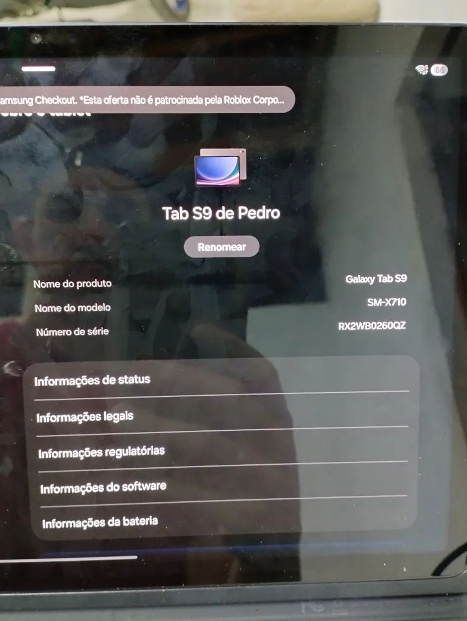 Galaxy tab s9 256gb e 12gb ram  - Foto 2