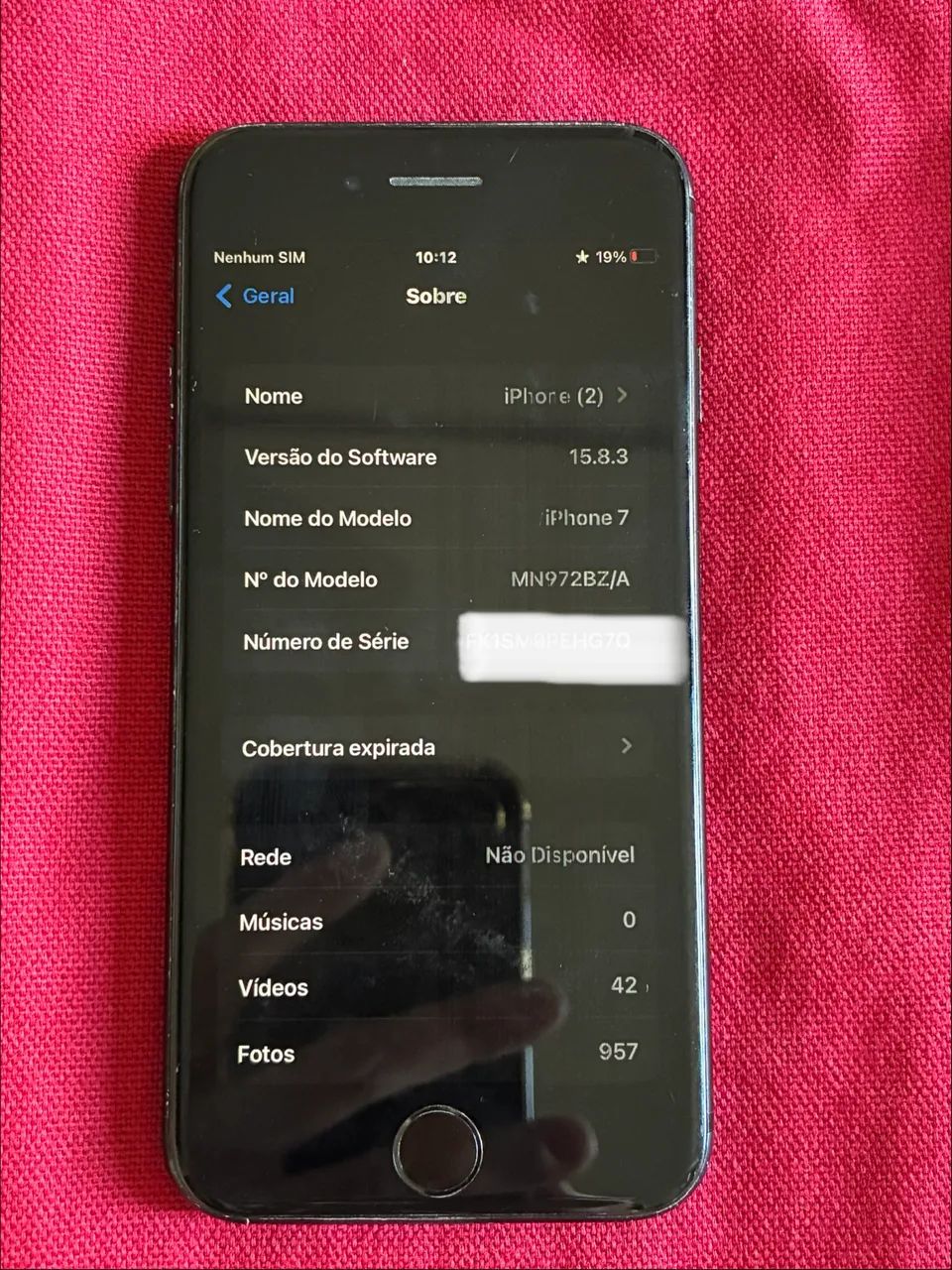 Iphone 7 com 256 Gb desbloqueado e saúde da bateria em 100% - Foto 2