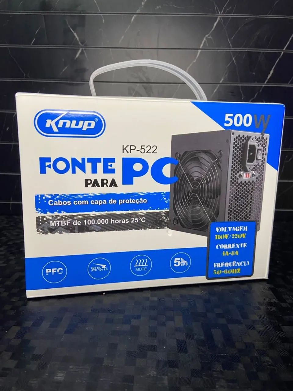 *FONTE PARA PC 500W KP-552 KNUP*