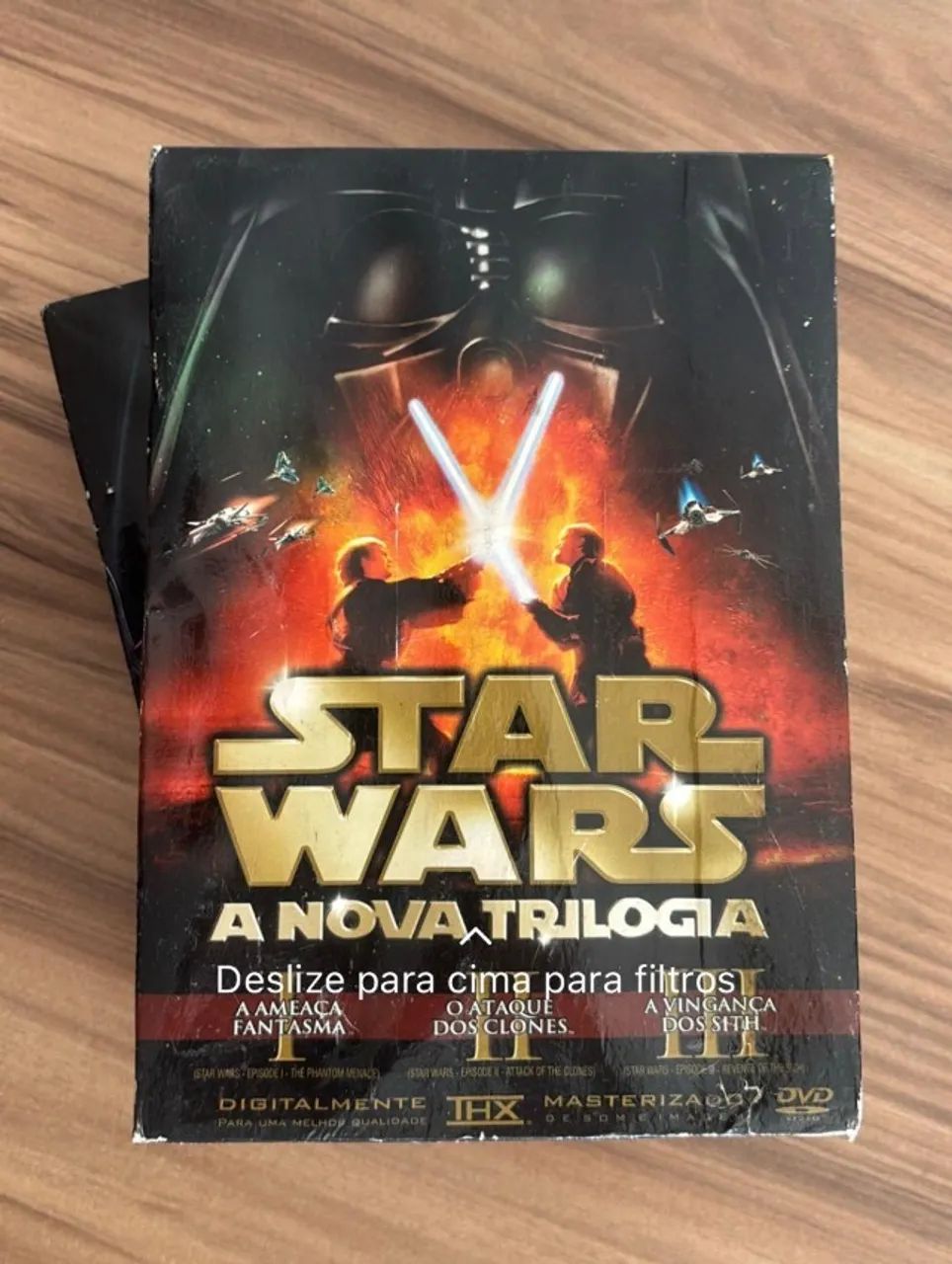DVD Trilogia Star Wars - 2 box