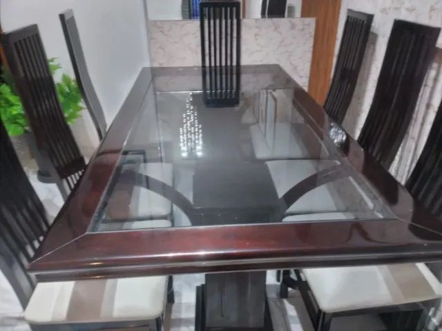 Mesa de Jantar com 8 cadeiras - a retirar. - Foto 4