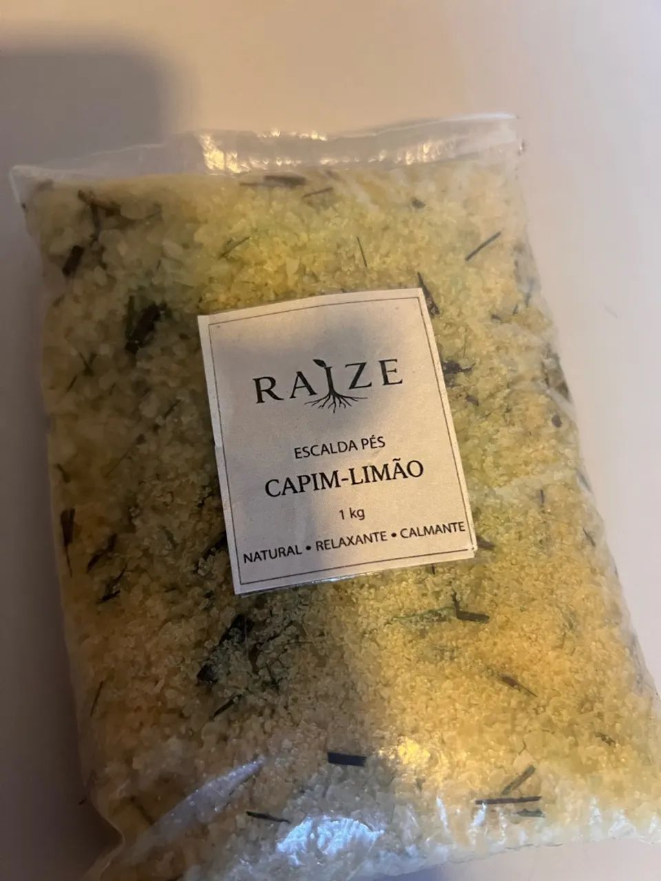 Escalda pés 1kg Capim limão 