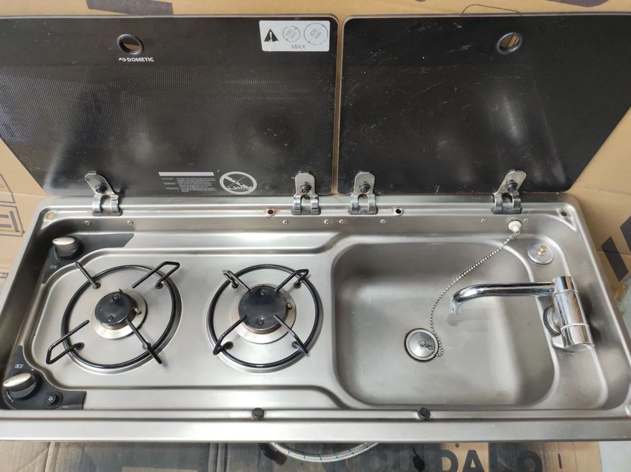 Fogão e pia combinados Dometic para Motorhome e Trailer  - Foto 2