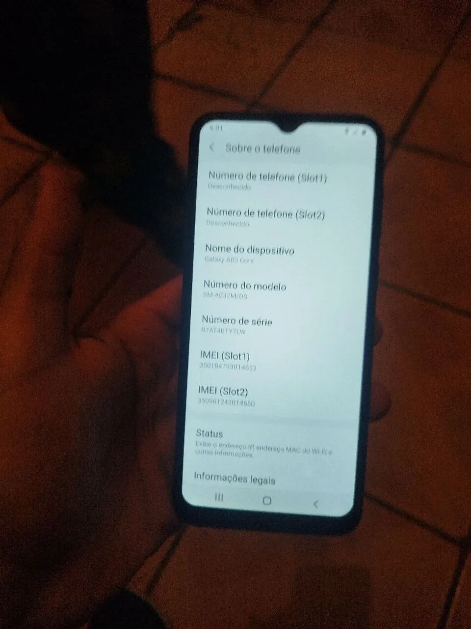 Galaxy a03 core