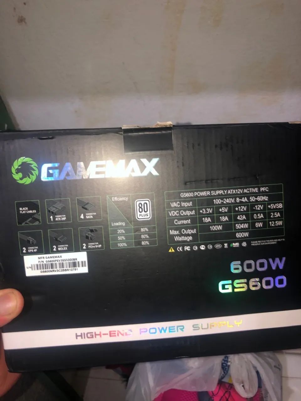 Fonte gamemax gs600 - Foto 2