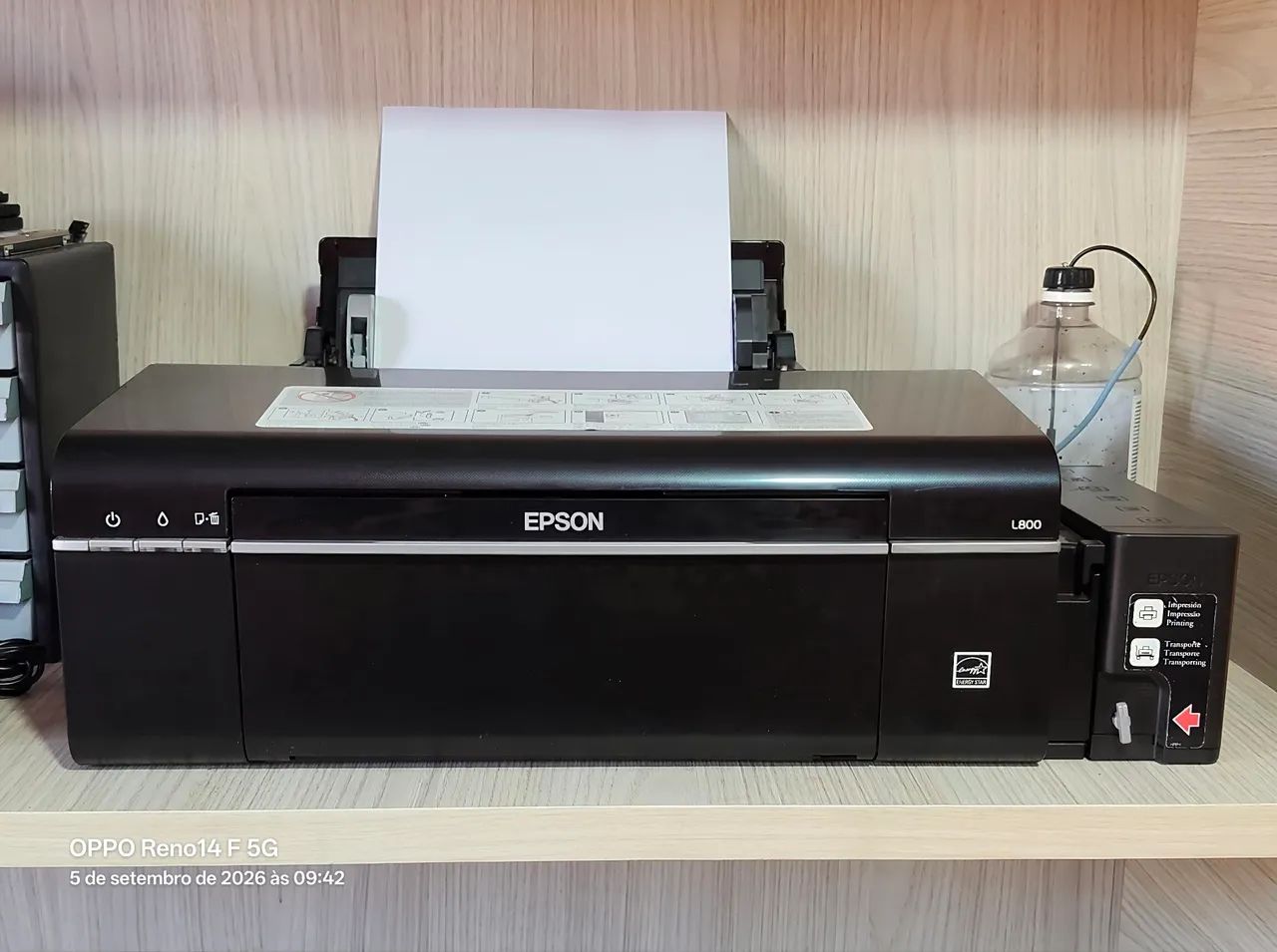 Impressora Epson L800 Bulk Ink e dispenser 