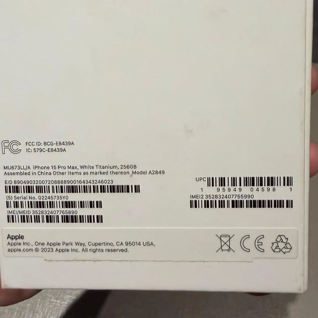 Iphone 15 Pro Max 256gb - Titânio Branco  - Foto 5