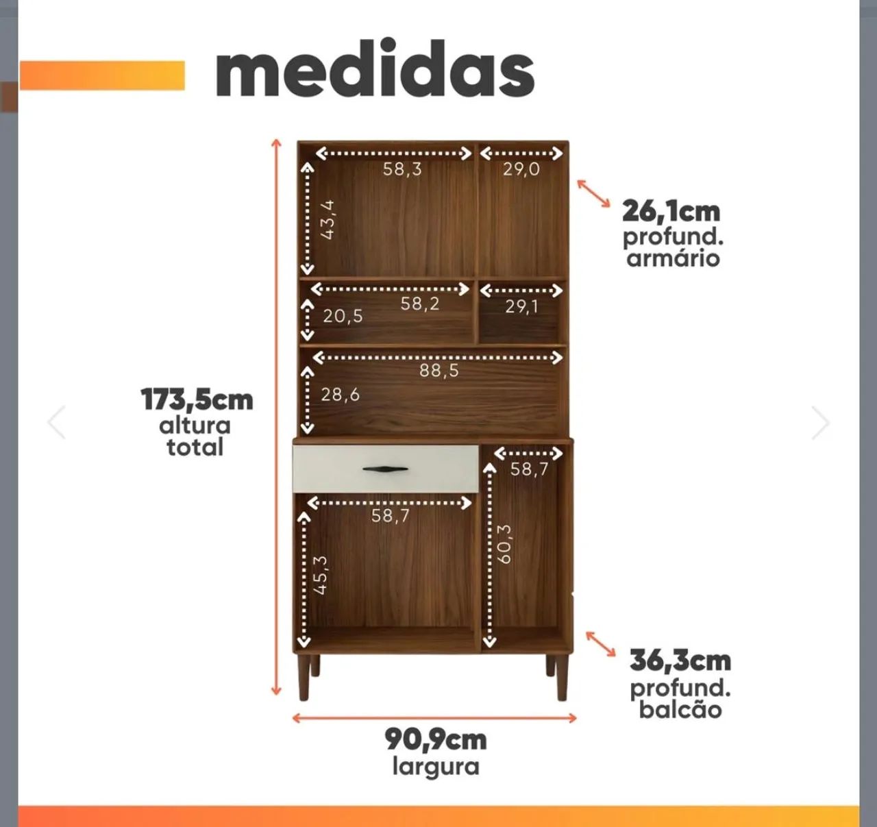Vendo armário de cozinha - Foto 2