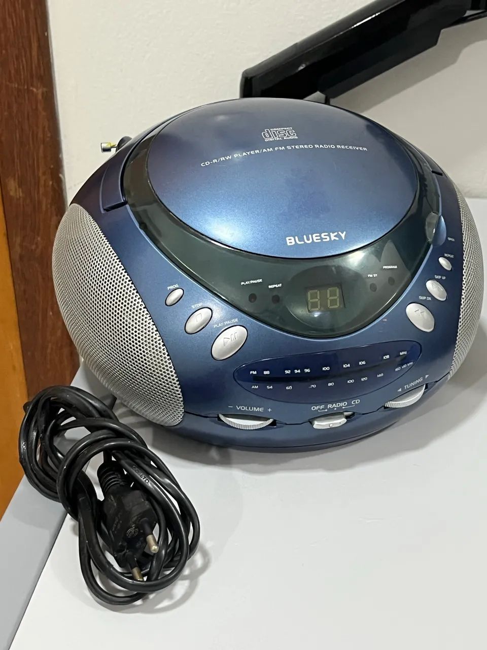 Rádio Bluesky BCD 22 funcionando 