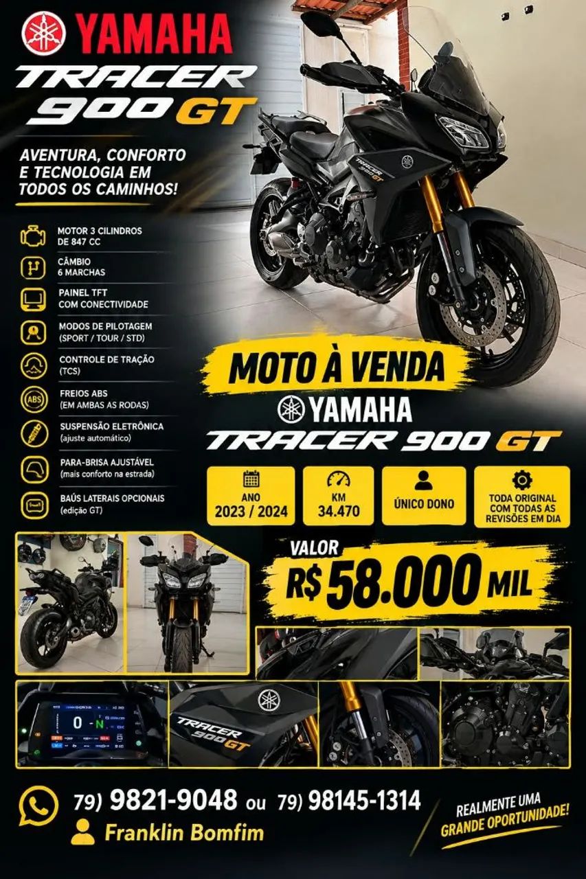MOTO TRACER 900 GT