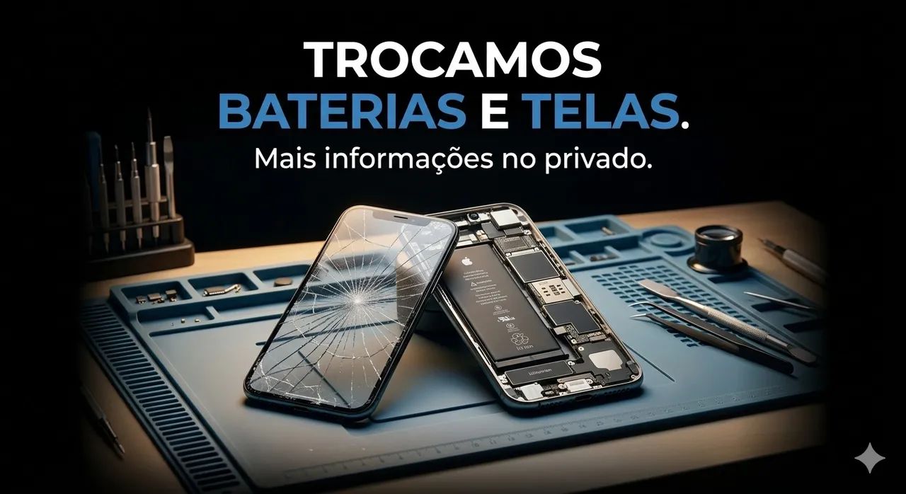 Reparo de celulares e venda de acessórios!
