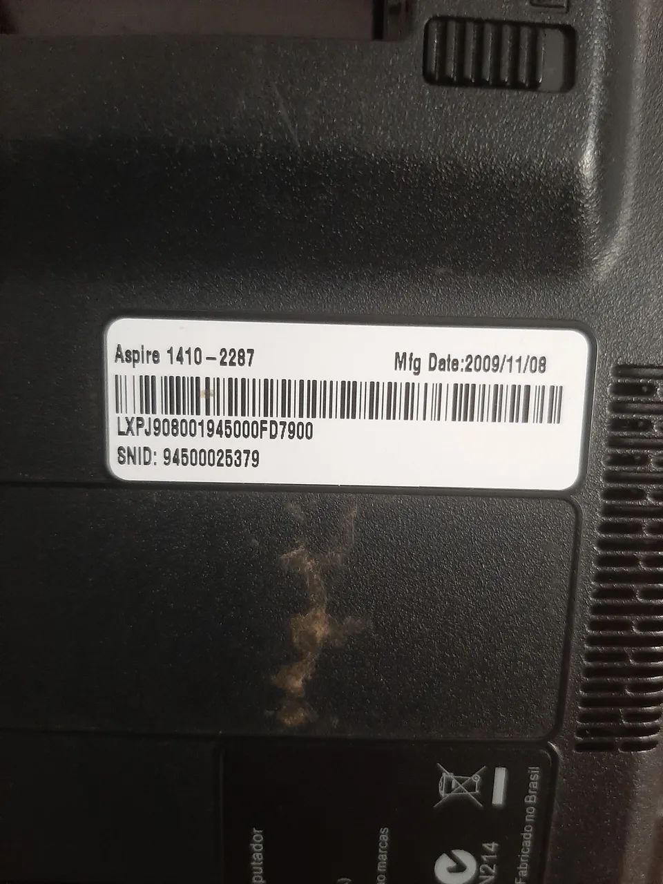 2 netbook para peças acer e hp 150,00 - Foto 4