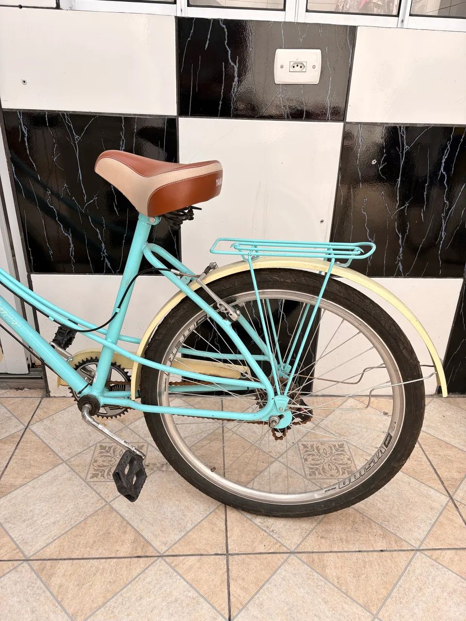 Bicicleta Yamada Ceci Aro 26 Azul Celeste  - Foto 2