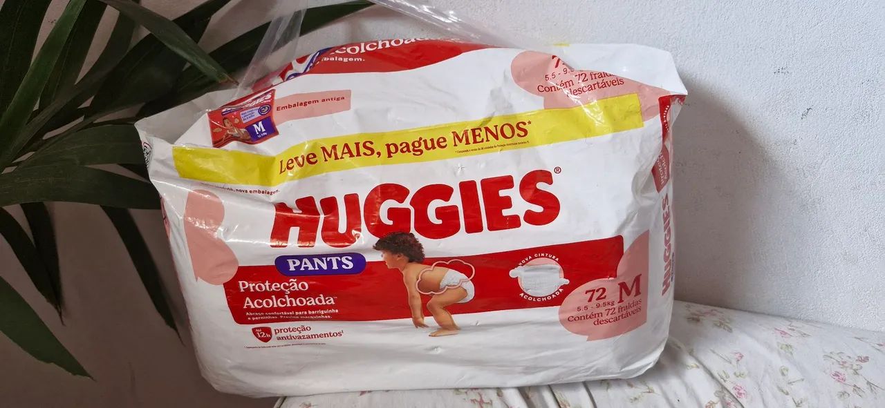 Fralda Huggies Tamanho M