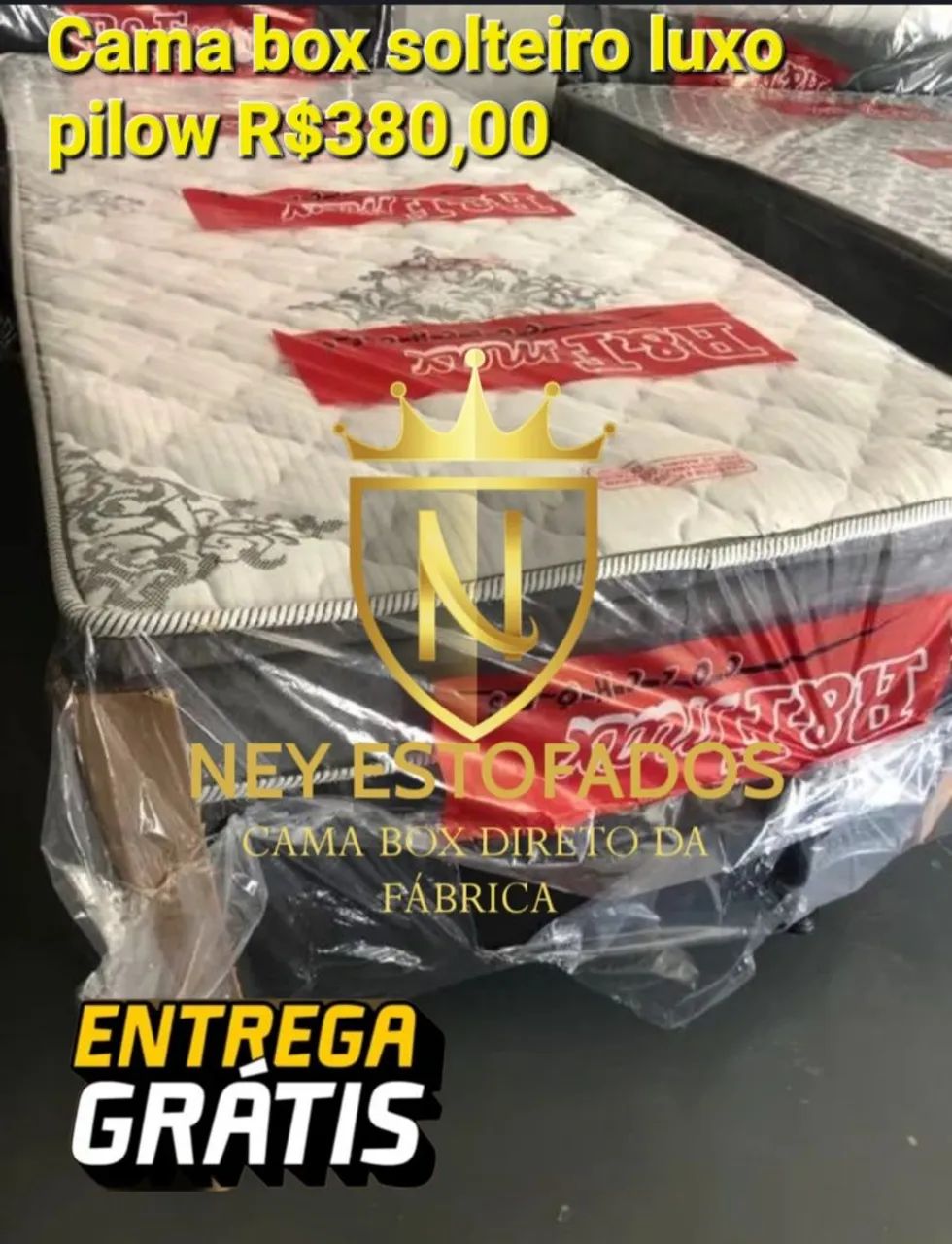 CAMA BOX CONJUGADA COM PREÇO BAIXO E QUALIDADE. - Foto 4