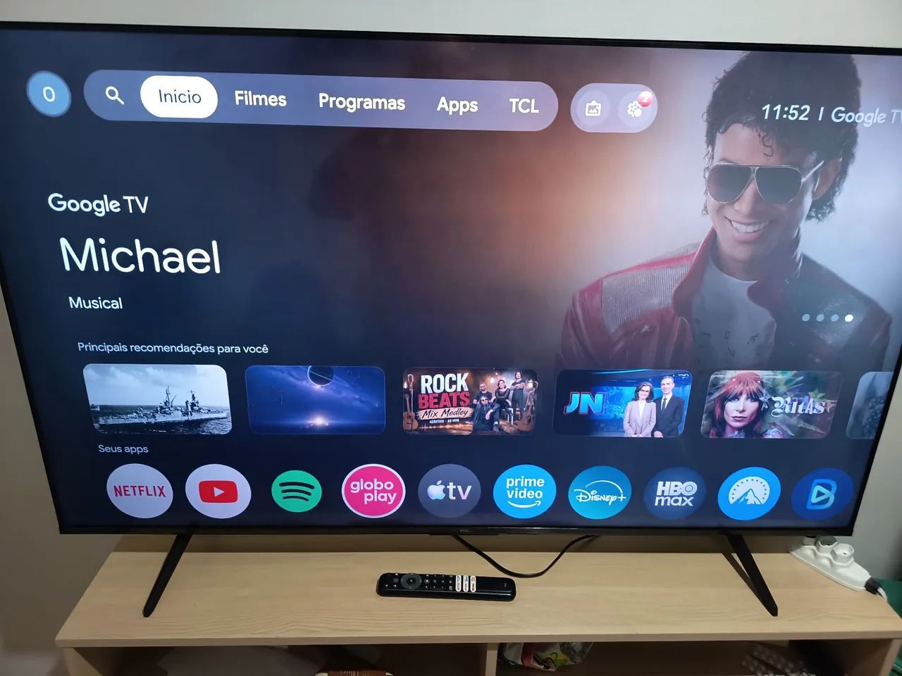 TV TCL QLED 4K 55 POLEGADAS - Foto 4