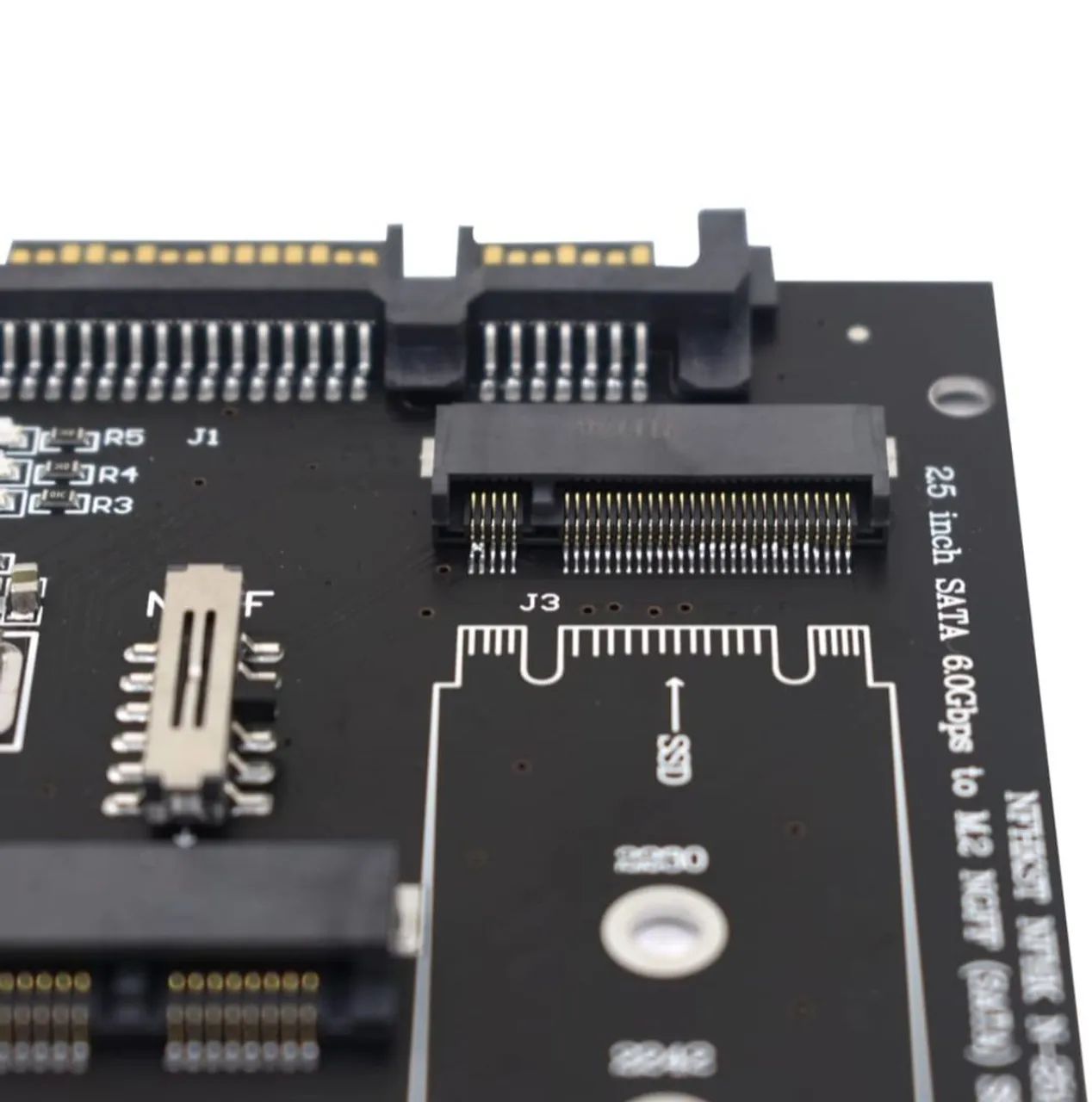 Placa Adaptadora mSATA e SSD M.2 (NGFF) SATA para SATA 2.5. - Foto 4