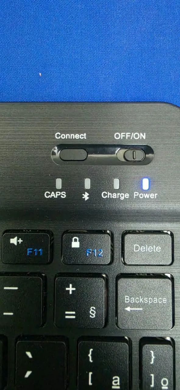 Teclado e mouse sem fio bluetooth para celulares e tablet - Samsung / Iphone / Ipad - Foto 5