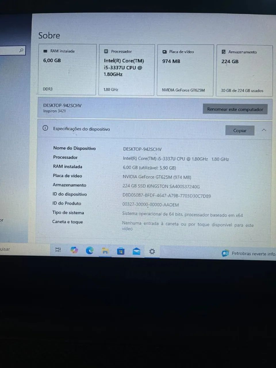 Notebook Dell Inspiron 3421 - Foto 4