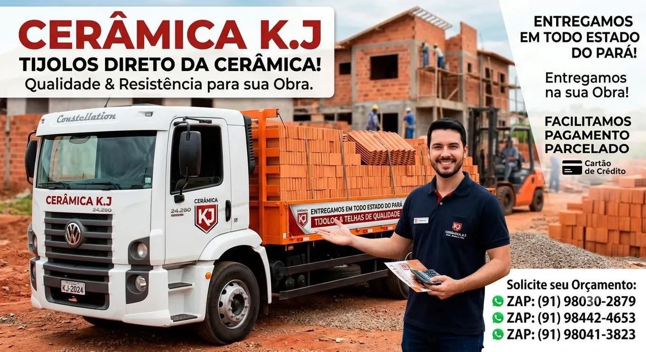 Tijolos e telha 