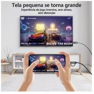 Cabo Usb Type C Para Hdmi 2.0 60hz 2m - Foto 2