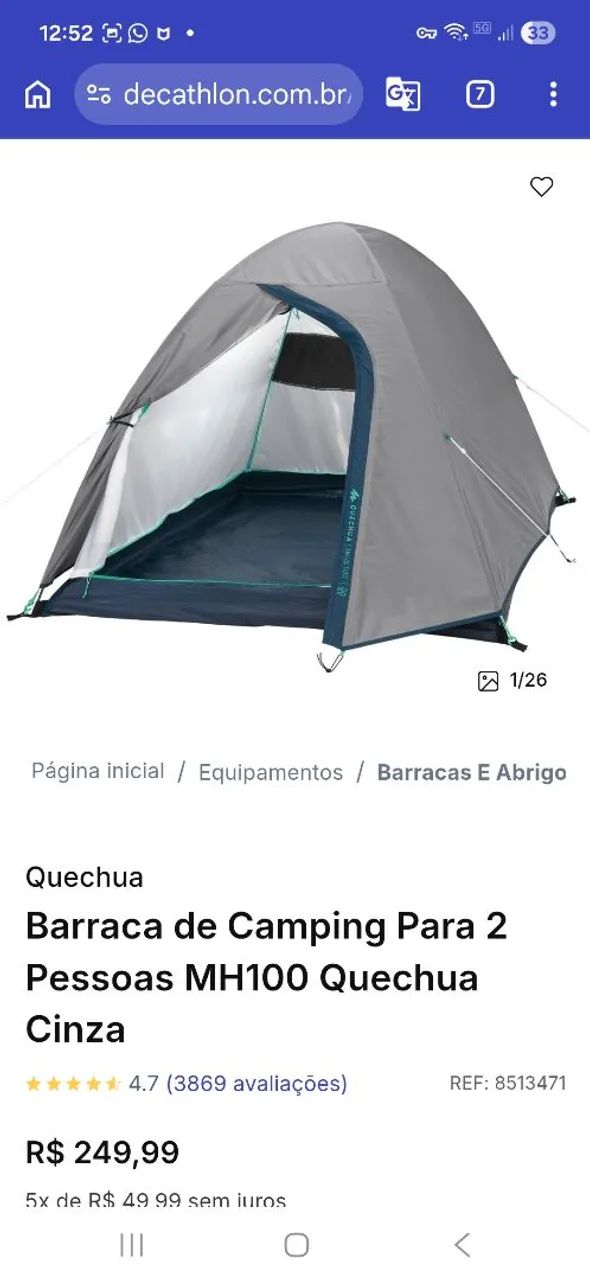 Barraca decathlon