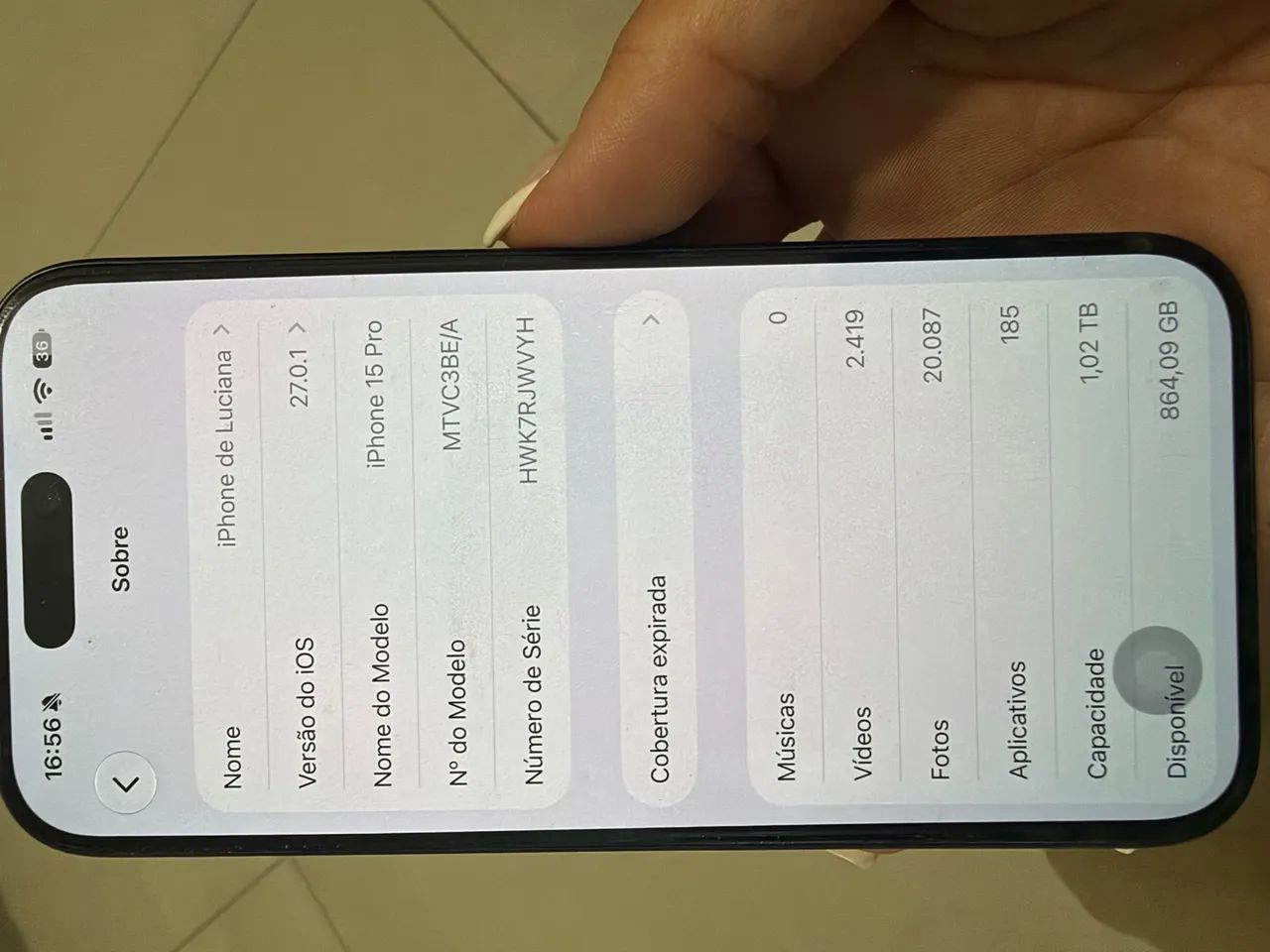 iPhone 15 Pro 1Tb perfeito  - Foto 4