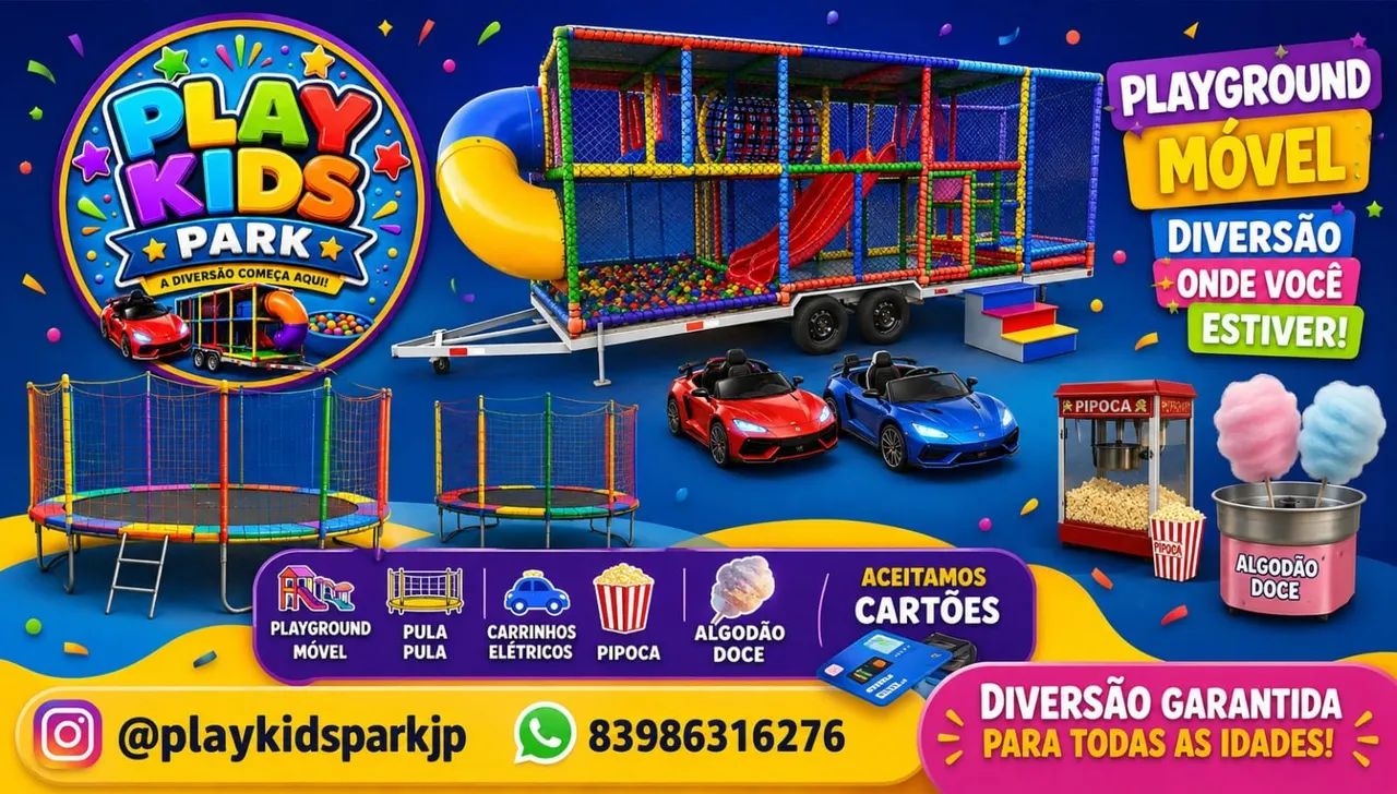 Carretinha kid play. ( ALUGUEL)