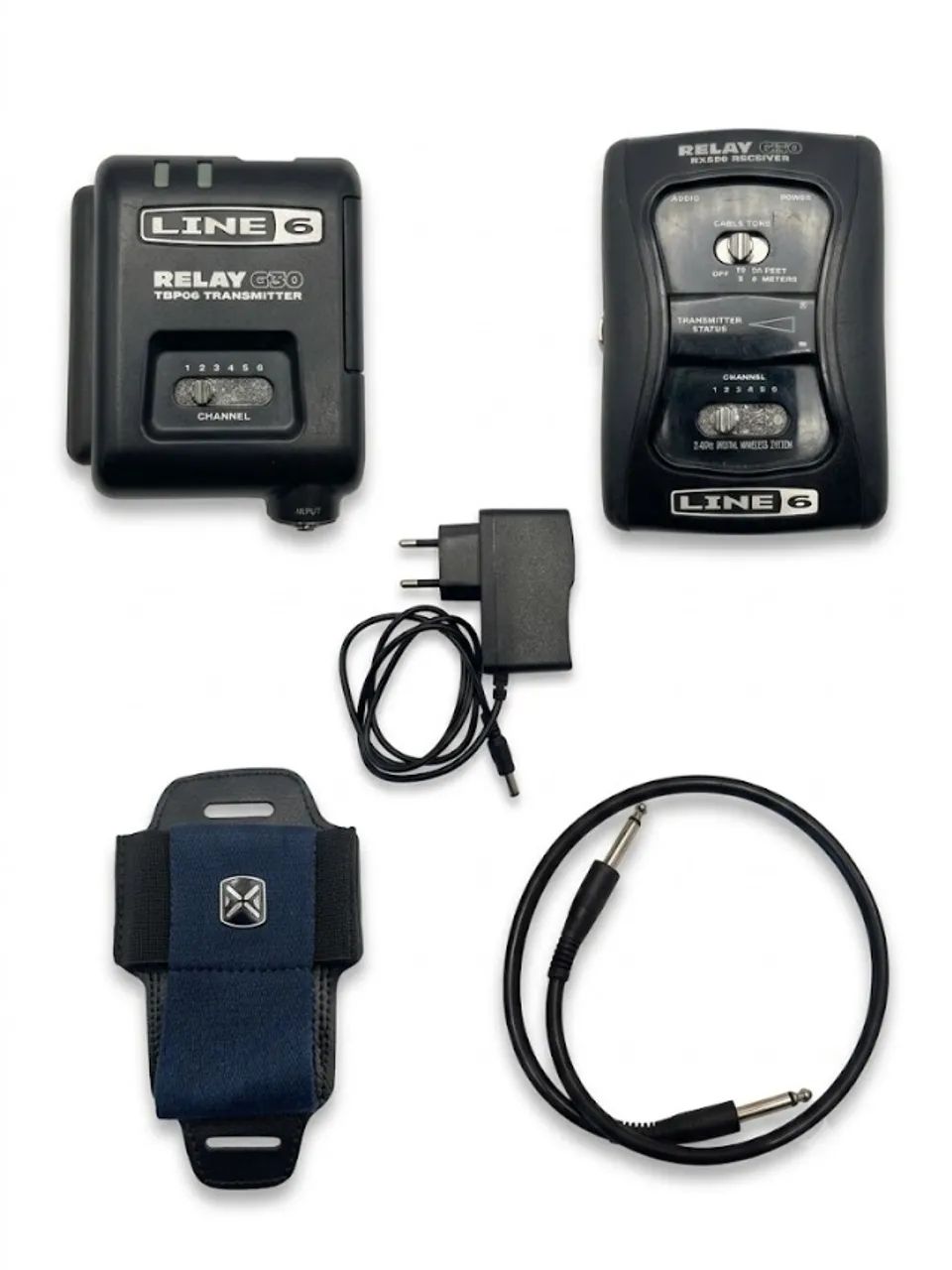 LINE 6 Relay G30 トランスミッター2個 Transmissor Sem Fio Line 6 Relay G30 Para Guitarra/baixo
