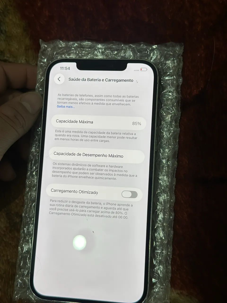 Iphone 12 pro max branco 85%
