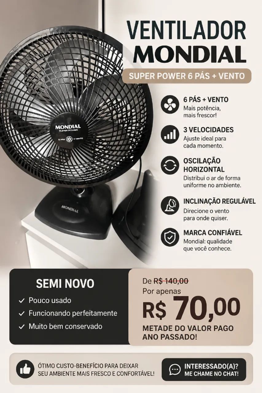 Ventilador - Foto 2