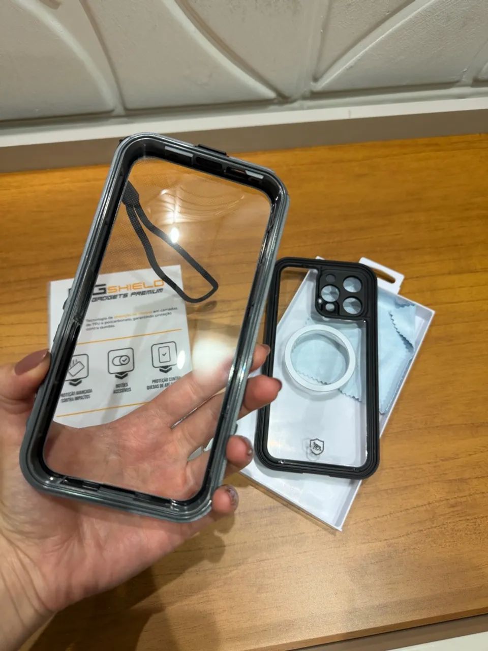 CAPA À PROVA D'ÁGUA NAUTICAL MAGSAFE PARA IPHONE 16 PRO MAX - Foto 4