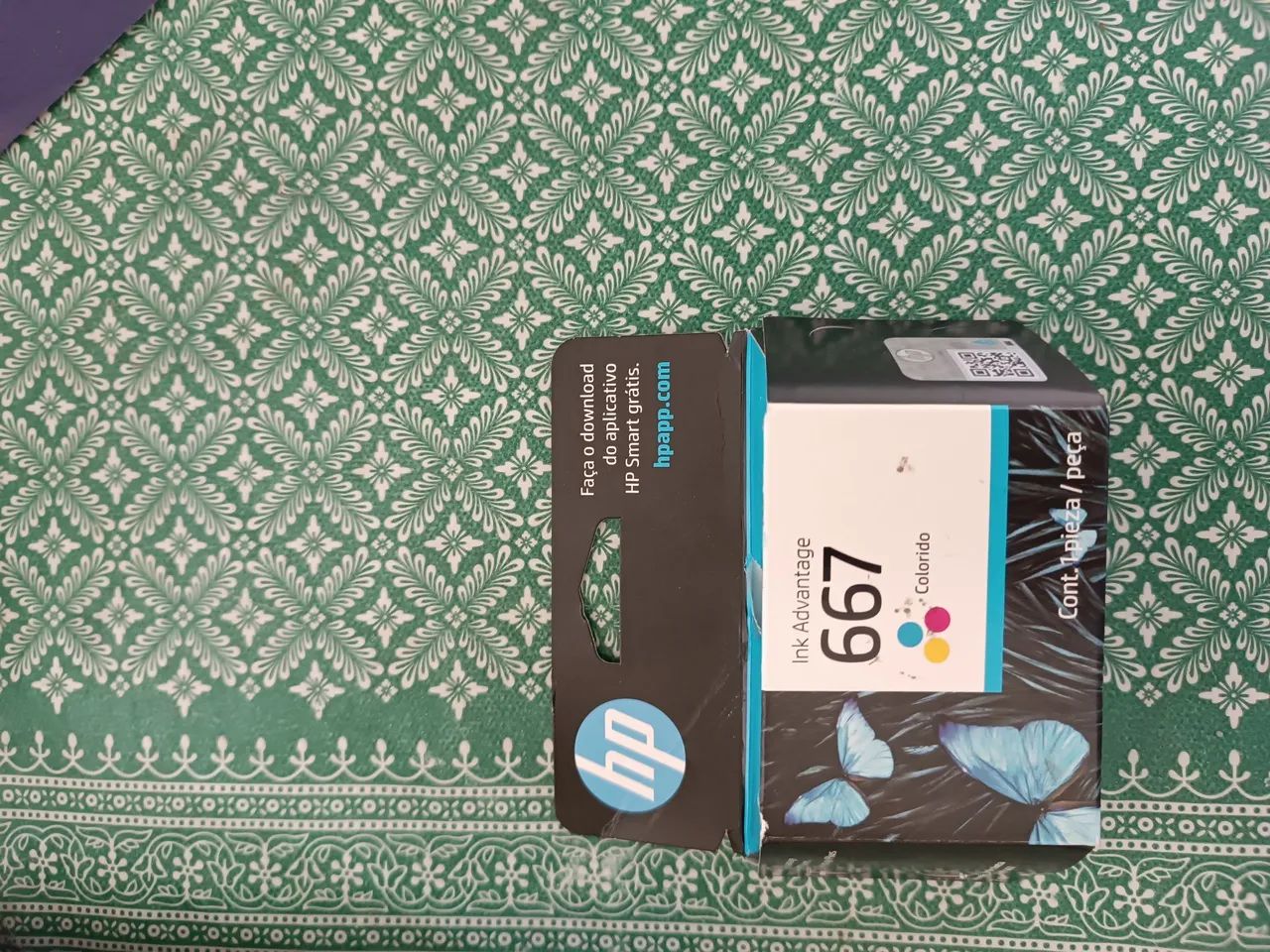 Cartucho da impressora Hp 