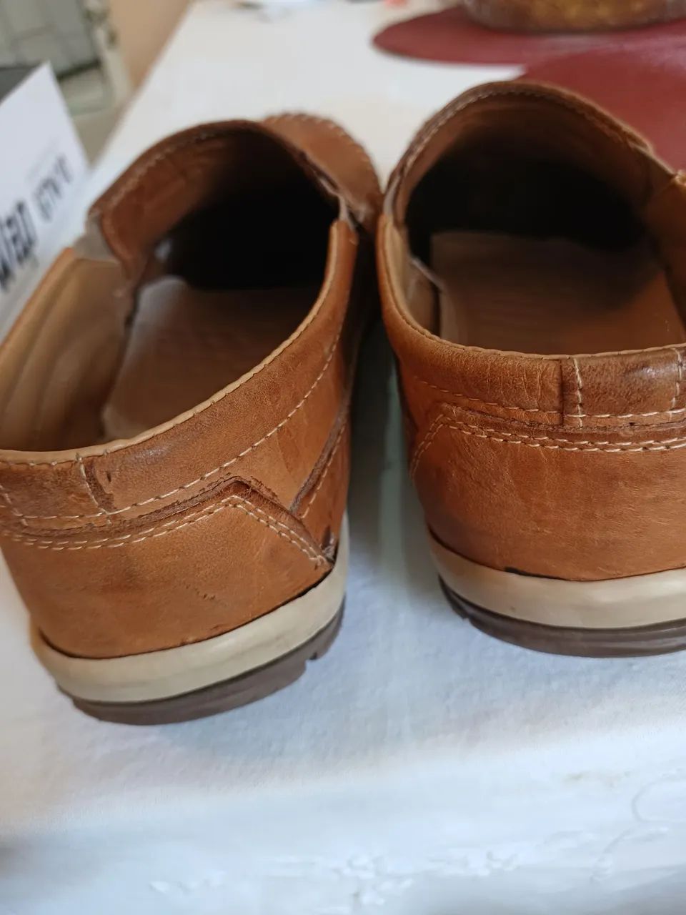 Sapato mocassim em couro - Foto 5